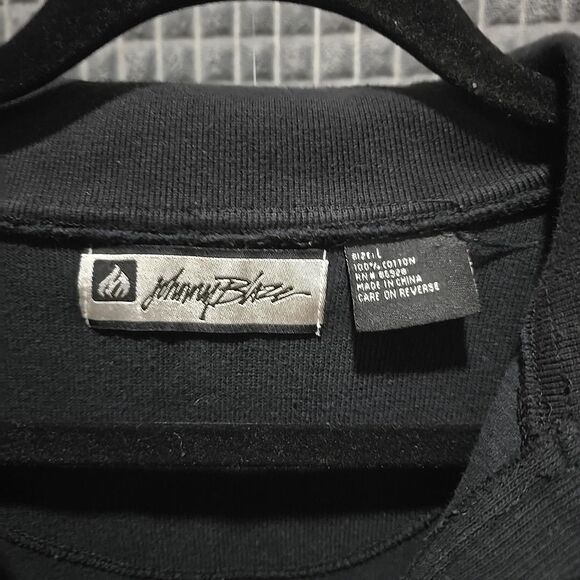 RARE Johnny Blaze Sweatshirt VTG Lg 90s Y2K Street Punk Hip Hop Skater Emo Goth - Picture 5 of 16